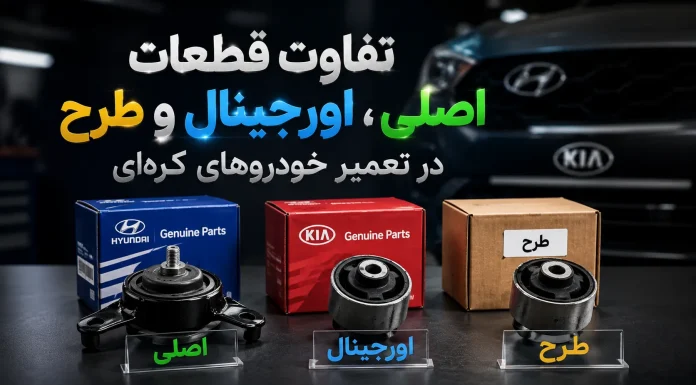 تفاوت قطعات اصلی، اورجینال و طرح در تعمیر خودروهای کرهای تفاوت قطعات اصلی، اورجینال و طرح در تعمیر خودروهای کرهای